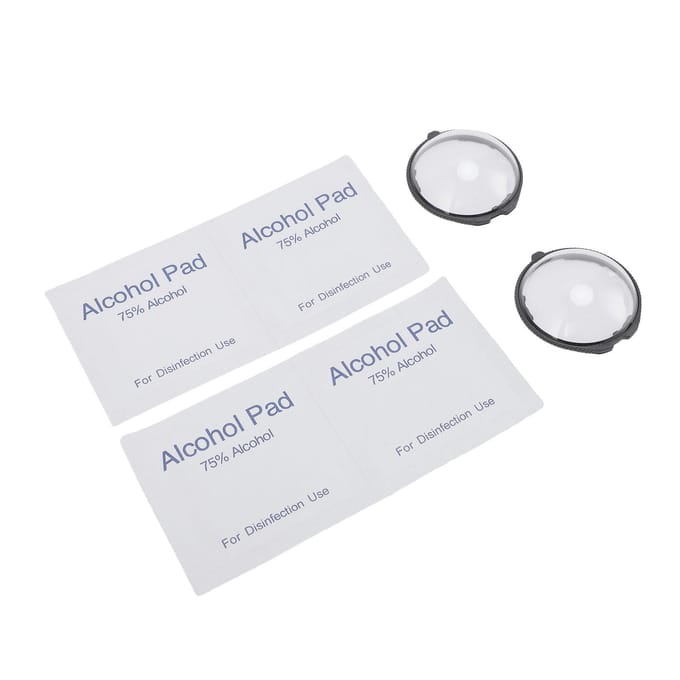 2 Stuks Lensbeschermer Geschikt voor Insta360 X5 Actiecamera 9H Hardheid Hoge Transparantie Panoramische Lensbeschermer white