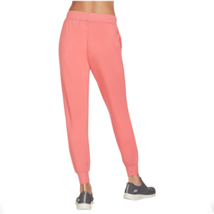 Skechers Skechluxe Restful Jogger Pant, Vrouwen, Roze, Broek, maat: S