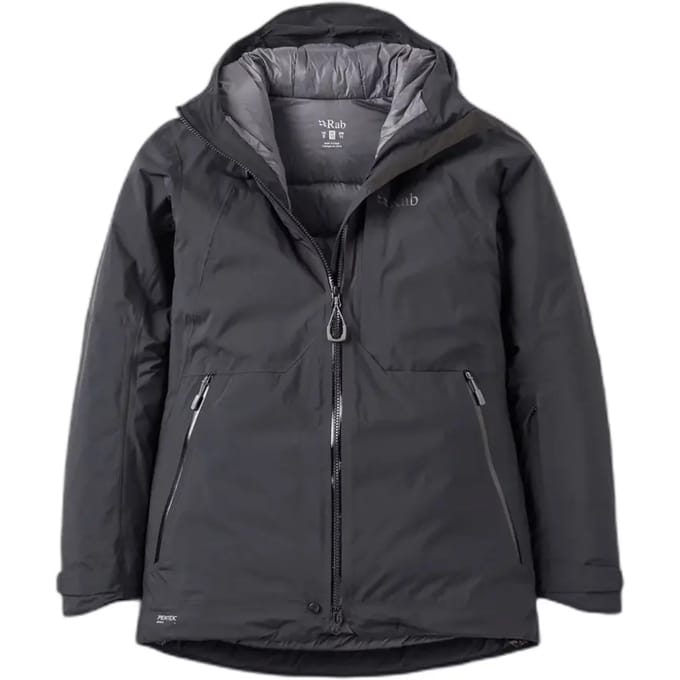 Ski Jas Rab Women Optical Down Jacket Black-M