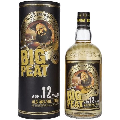 Douglas Laing BIG PEAT 12 Years Old Islay Blended Malt 46% Vol. 0,7l in geschenkverpakking