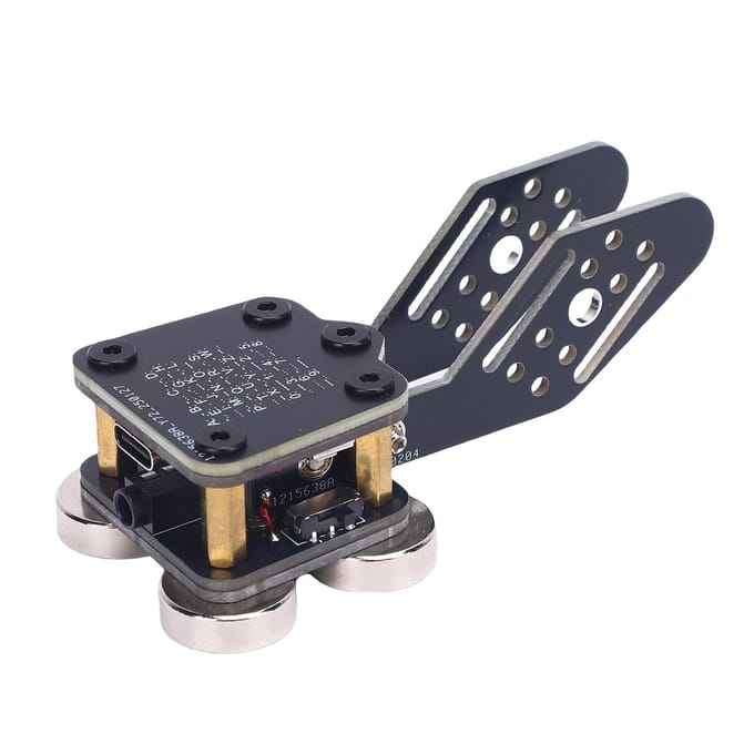 CW Keyer Automatische Trainer PCB 4 Nd Magneetvoeten Dubbele Peddel Automatische Morsecode Sleutel black