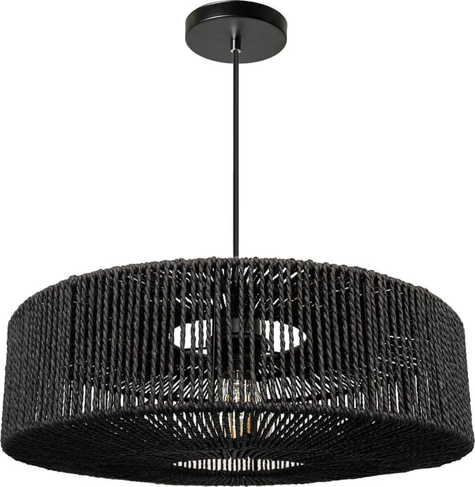 Toolight App1484-1C Plafonnière Zwart 40X40X12,5Cm