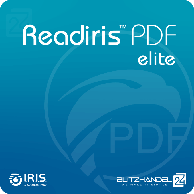 Readiris PDF Elite vanaf 1 Gebruiker(s)