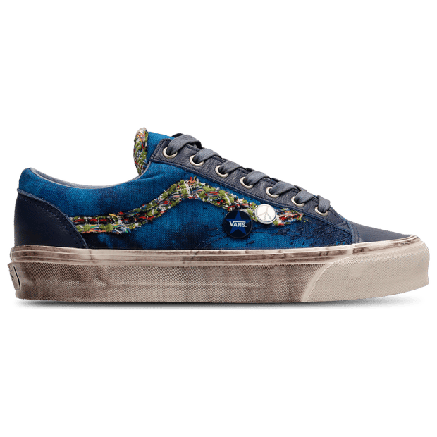 Vans Old Skool Sneakers Heren - Blauw - Maat 43 - Canvas