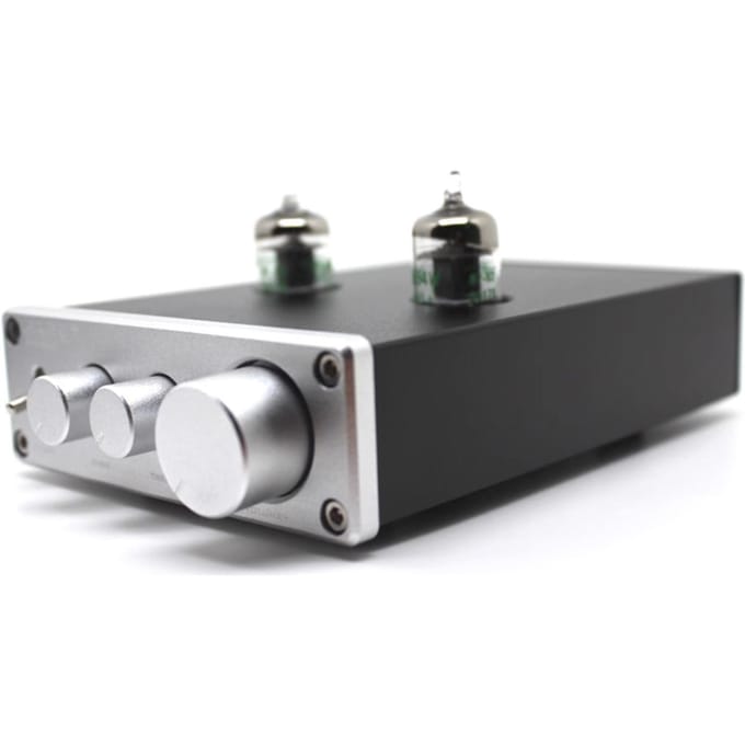 JC-AUDIO TUBE05 BT Décodeur Préamplificateur à tube Décodeur audio Récepteur audio BT avec préampli à tube US argenté
