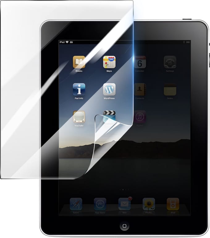 3mk, Geschikt voor iPad 1, Schokbestendige Hydrogel Screenprotector, Transparant