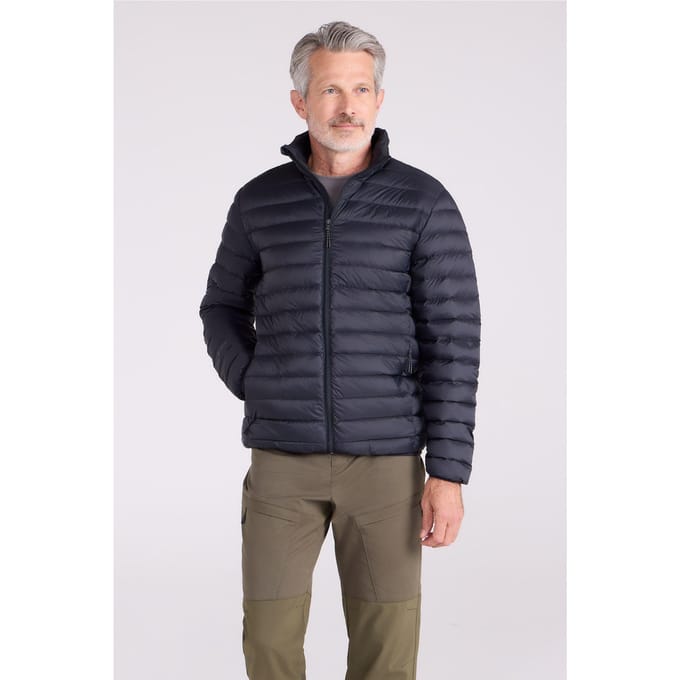 Mountain Warehouse Heren Featherweight II donsjack (Jet Zwart)