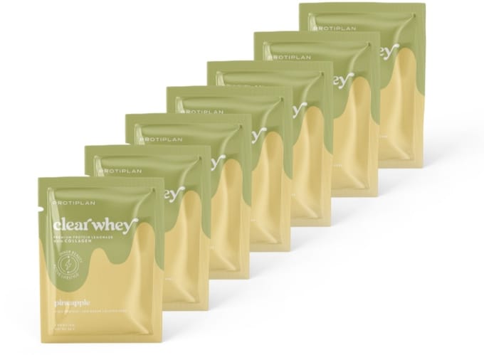 Protiplan | Clear Whey | Pineapple | Portie | 7 Stuks | 7 x 23 g