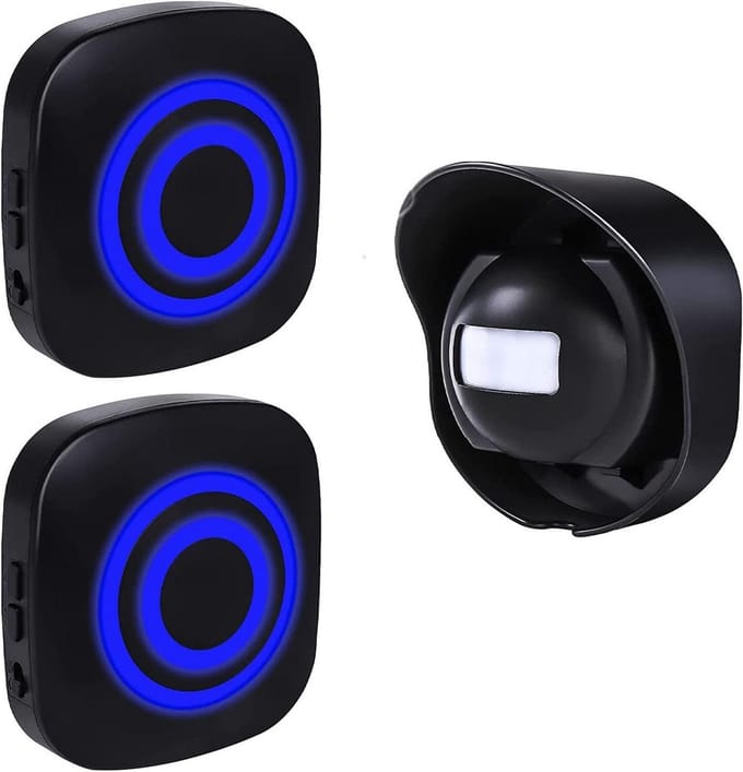 Draadloos Bewegingsmelder Alarmset met Plug-in Ontvanger en PIR Sensor