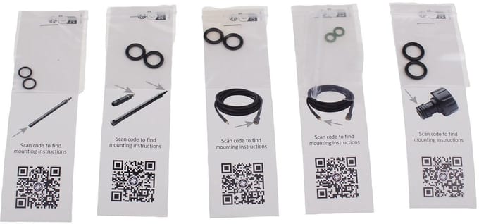 Nilfisk Afdichtingsring O-ring set van hogedrukslang E1303, D1304XTRA 128500292