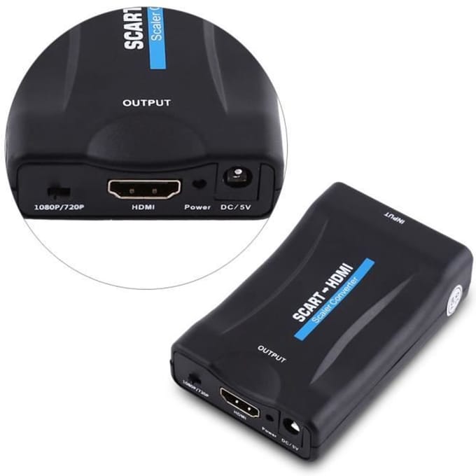 Scart naar HDMI Converter Adapter Scart naar HDMI HD Ondersteuning DVD, Sky Box, STB HB030