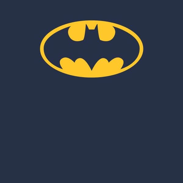 Justice League Batman Logo Women's T-Shirt - Navy - S