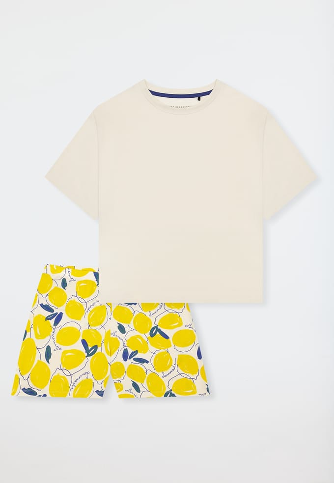 Korte pyjama Zitronen parelmoer - Casual Fashion 48