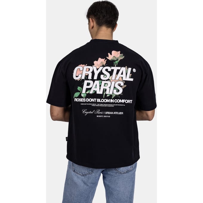 Crystal Paris Oversized T-shirt Rose