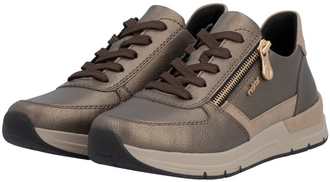 Rieker Sneakers - Dames - Goud - Maat:37
