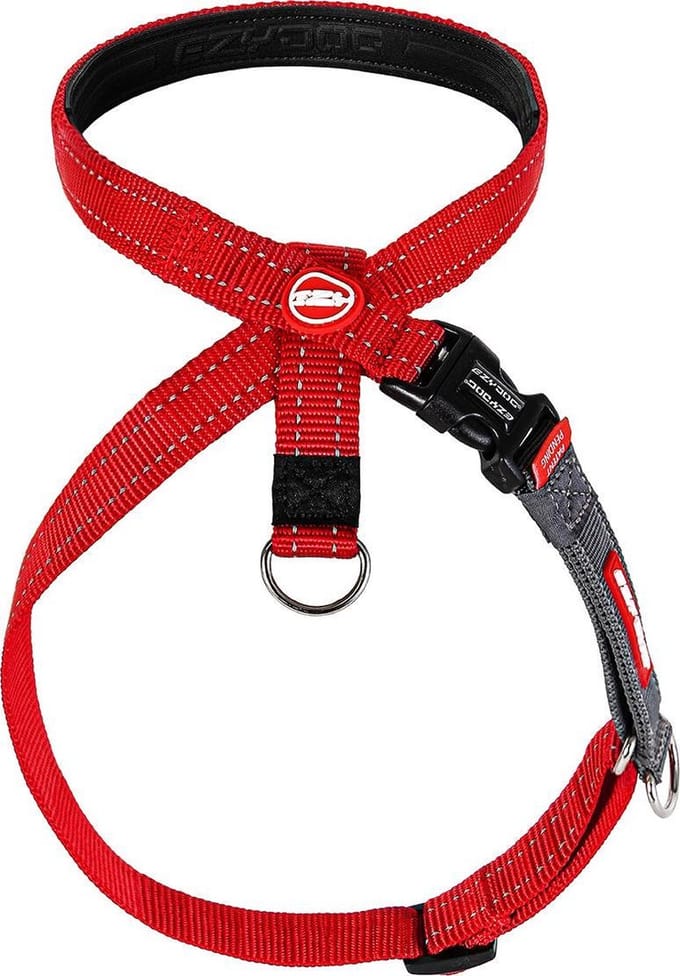 EzyDog Crosscheck Hondentuig - Harnas voor Honden - XL - Rood