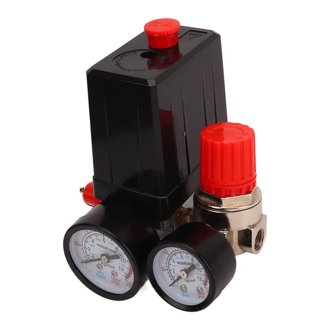 Luchtcompressor Drukschakelaar 0~180PSI Unie Kogelkraan Kit Vervangingsonderdelen Accessoires