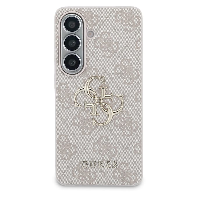 Guess 4G Metal Logo Backcover voor de Samsung Galaxy S26 Plus - Roze