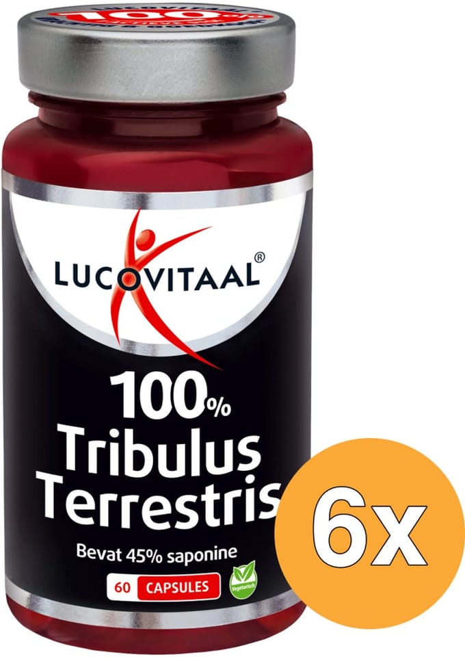 6x Lucovitaal 100% Tribulus Terrestris (60 capsules)