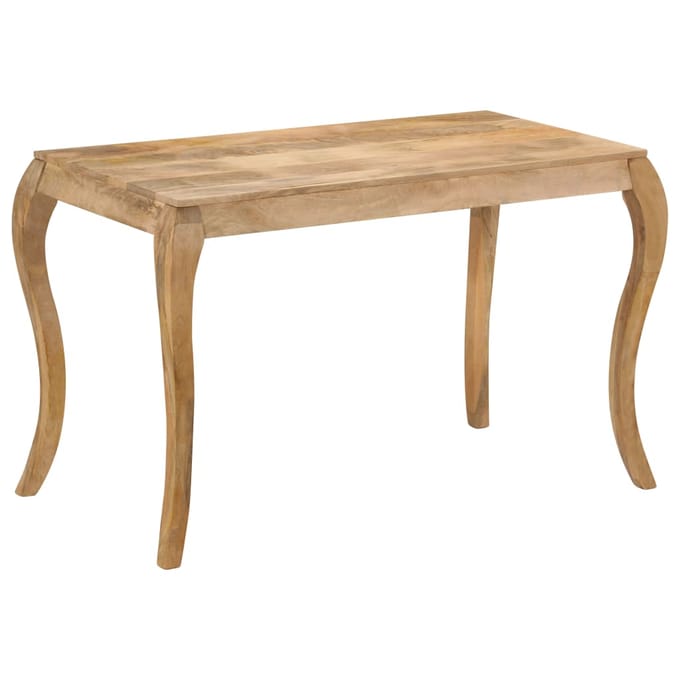 vidaXL - Eettafel - 118x60x76 - cm - massief - mangohout