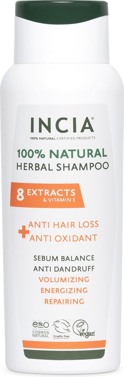 INCIA - 100% Natuurlijke Shampoo - Voedend - Tegen Beschadigd Haar