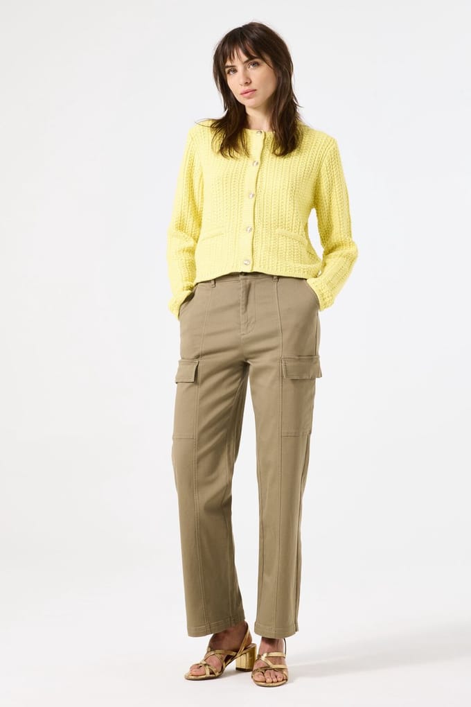 GARCIA B50111 Dames Straight Fit Broek Groen