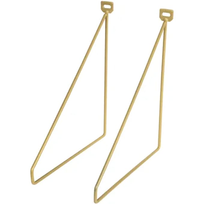 Duraline Plankdrager Dun Ongepolijst Messing 5mm 24x26,5cm