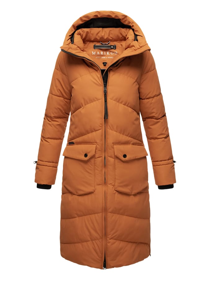 Marikoo Tomomii dames winterjas – lang, warm & met capuchon