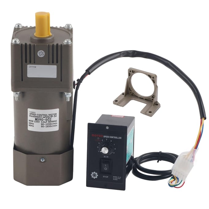 AC 220V 90W Eenfase Asynchrone Motor met Vertraging Regelbare Snelheid(20K)