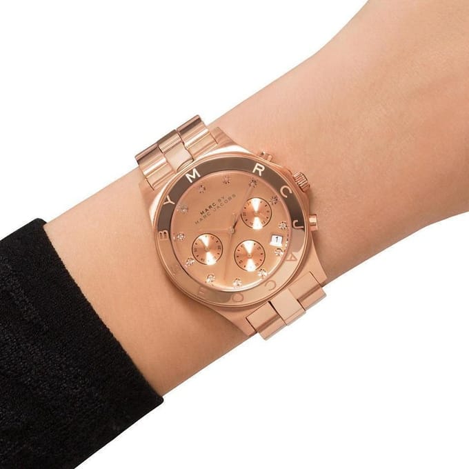 Marc Jacobs MBM3102 Roségoudkleurig dameshorloge