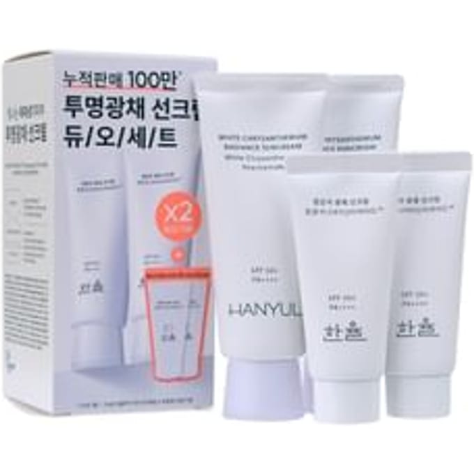 HANYUL - White Chrysanthemum Radiance Suncream Special Set 4 pcs