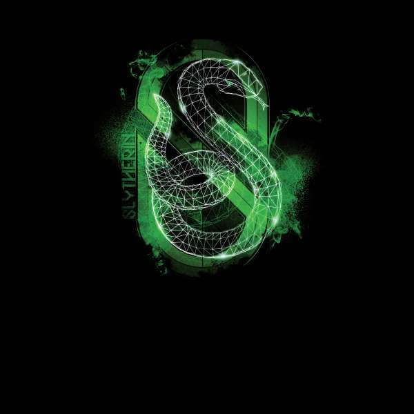 Harry Potter Slytherin Geometric trui - Zwart - L