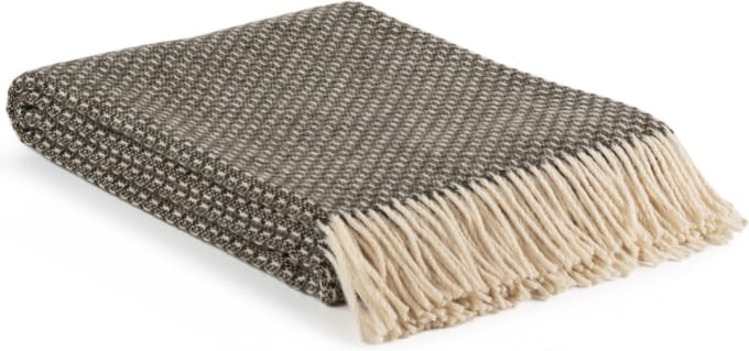 MoST - wollen plaid Rotan - 140 x 200 cm - groen