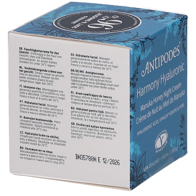 Antipoden Harmony Manuka Honing Dagcrème 60 Huidcrème