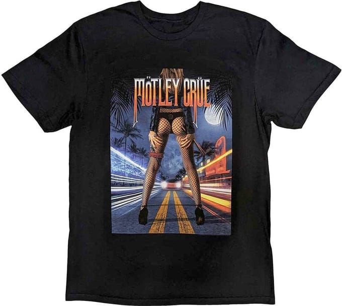 Motley Crue - Miami Heren T-shirt - S - Zwart