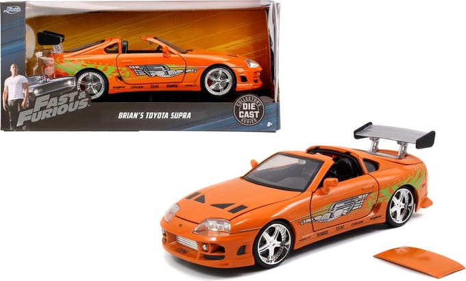 Simba Fast & Furious 1995 Toyota Supra 1:24 - Diecast