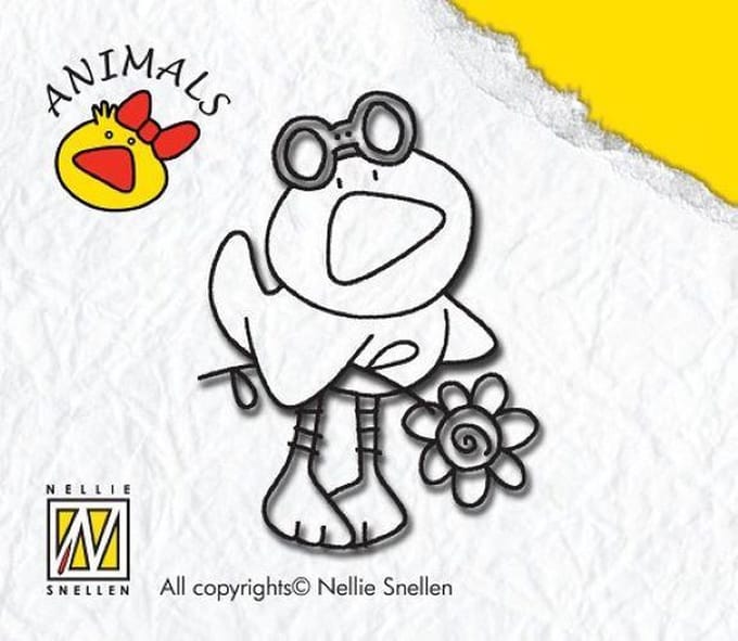 ANI001 Duck Boy eend eenden stempel Nellie Snellen animal stempels - Pasen