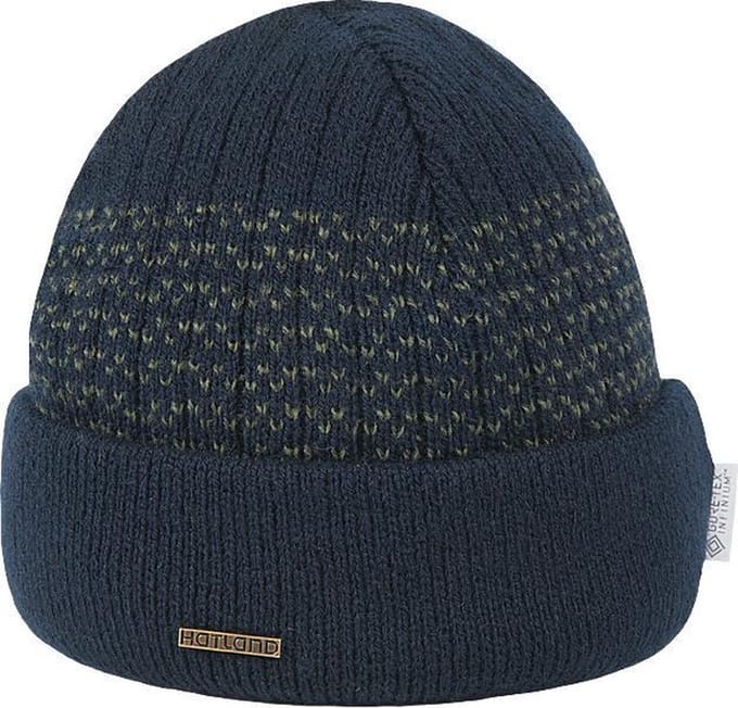 Hatland - Beanie voor heren - Wogan Windstopper - Donkerblauw - maat Onesize