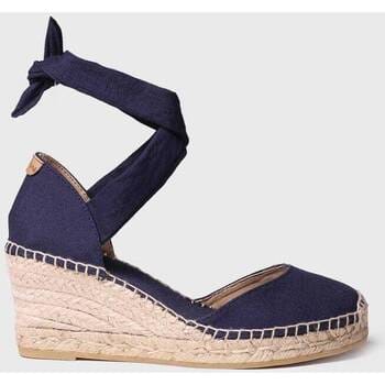 Espadrilles met sleehak en linten | JULIA
