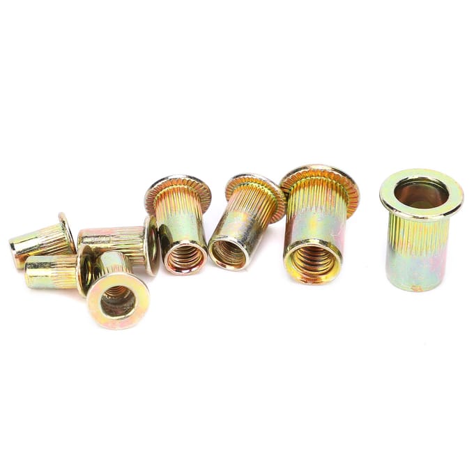240 stuks M3 M4 M5 M6 Kleur Verzinkt Klinkmoeren Set Snel Klinken Hardware Accessoires