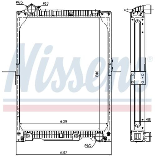 Radiator NISSENS 62646A