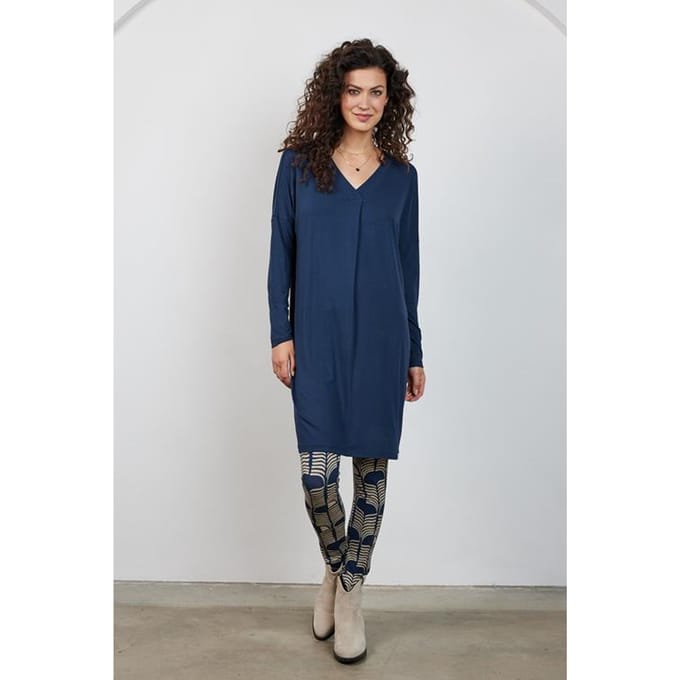 DIDI Dames Loose dress Indy Dark blue maat 46