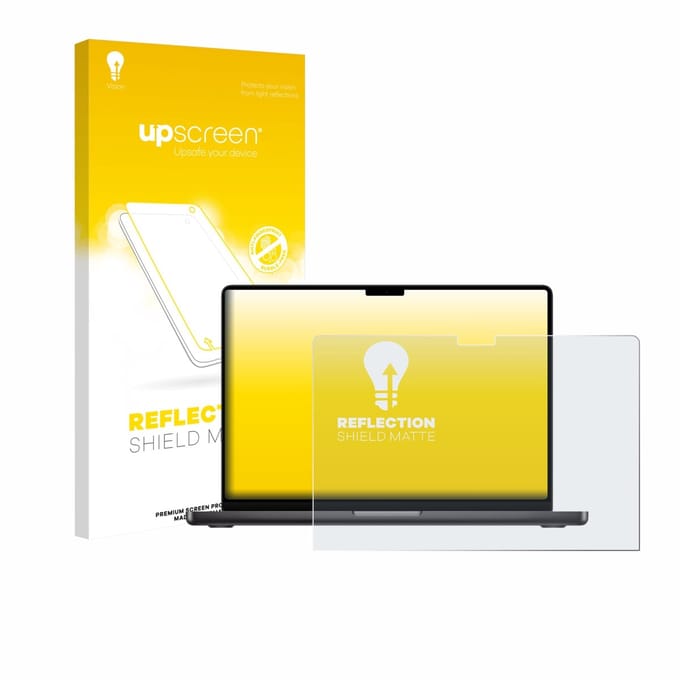 upscreen - Screenprotector voor Apple MacBook Pro 14" M5 2025 - Folie Beschermfolie anti glare matte