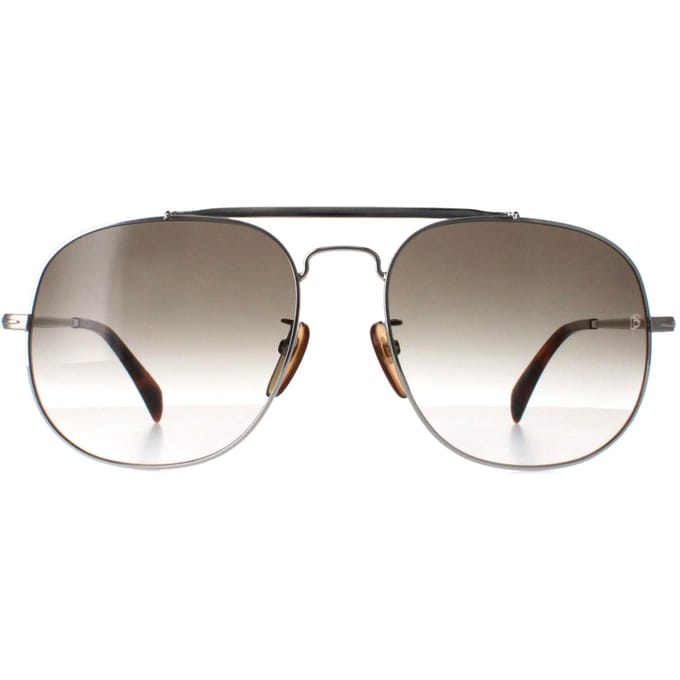 David Beckham DB7004/S 010 9K palladium zilver groen gradiÃ«nt zonnebril