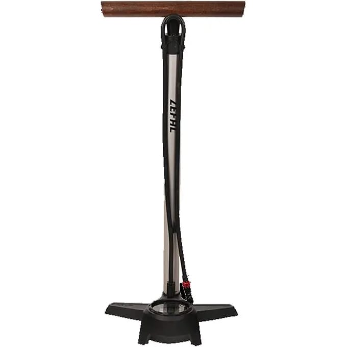 Zefal Profi Max Fietspomp - Vloerpomp - Manometer - Digitale Drukmeter - Zwart/Zilver/Bruin