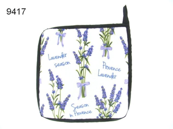 Geharo - Pannenlap Lavendel - 20 x 20 cm - Met Ophanglus