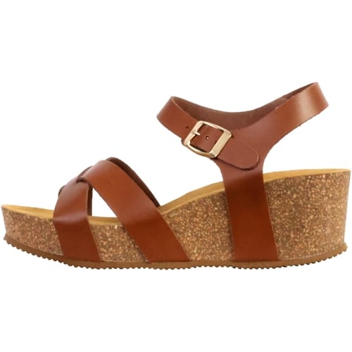 Leren sandalen met sleehak van Noga Ety Edge