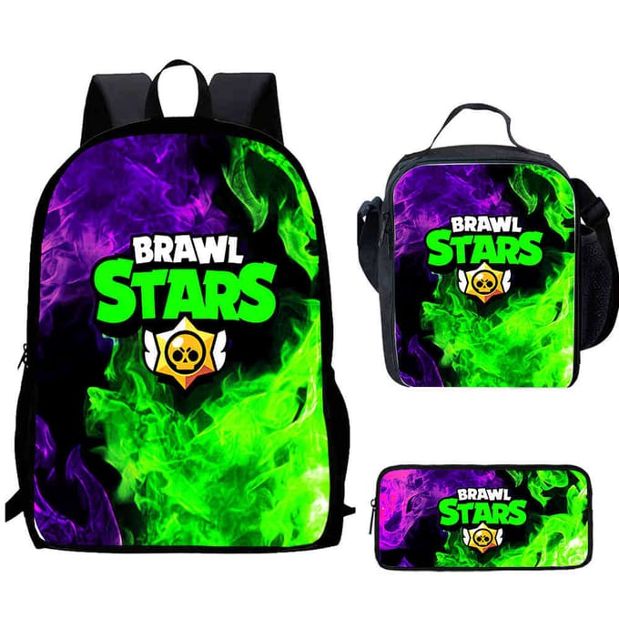 Sac à dos Brawl Stars Impression Haute Définition Multifonctionnel Léger