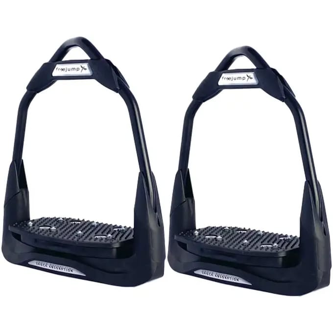 Paardenstijgbeugels Freejump Air’s Full Black (plancher 0° œil 30°)