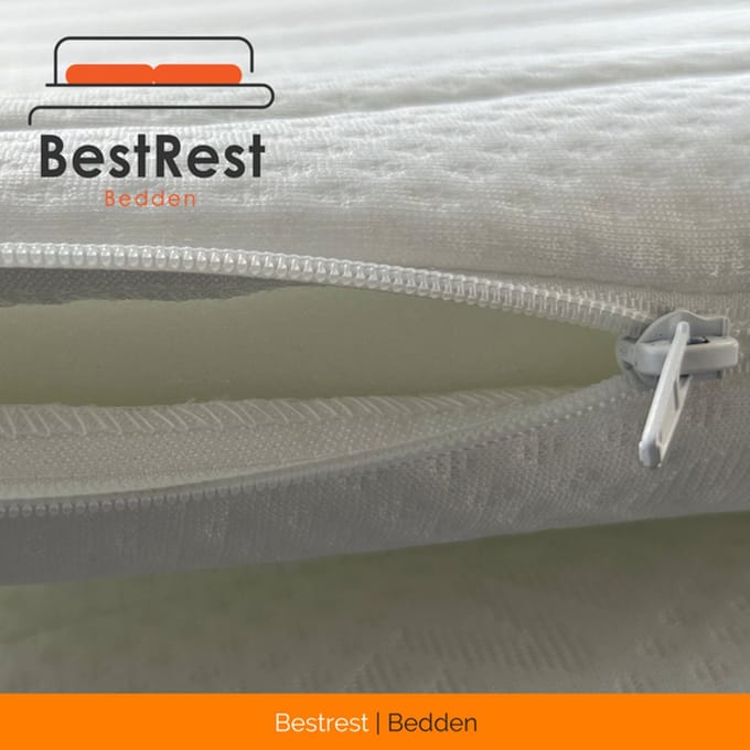 Topdekmatras - Topper - 180x200 Koudschuim - 7cm dik - Antibacterieel - Bestrest Bedden